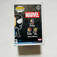 Funko Pop! Marvel #1478 Peter Parker Symbiote Suit & Protector