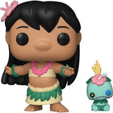 Funko Pop! Disney Stitch #1741- Hula Lilo with Scrump & Protector