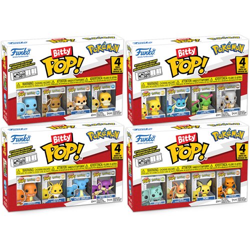 Bitty Pop! Pokemon 4x 4 pack  (16 bitty pop)