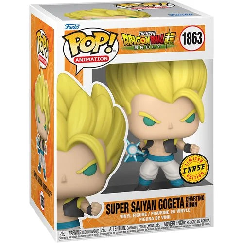 Funko POP! Dragon Ball Broly 1863 Super Saiyan Gogeta Charting Kidan & Protector (chase)
