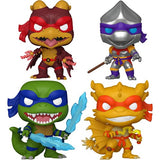 Funko Pop! Teenage Mutant Ninja Turtles x Godzilla Set of 4 (in hand)
