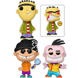 Funko POP! Animation Ed, Edd n Eddy Set of 4 (chase included) w/ protector