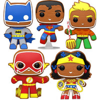 Funko POP! Heroes: DC Holiday Gingerbread Set of 5