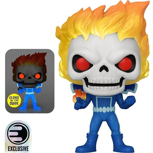 Funko Pop! Marvel Strange Tales #1559 Ghost Rider (Glow) & Protector