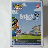 Funko POP! Disney Bluey #2374 Sleepy Bingo with Floppy Bunny & Protector