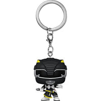 Funko Mighty Morphin Power Rangers 30th Anniversary Black Ranger Pop! Key Chain