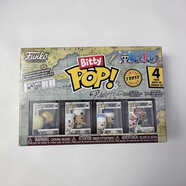 One Piece Sanji Funko Bitty Pop! Mini-Figure 4-Pack - (Buggy The Clown)