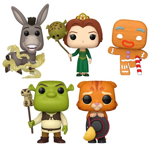 Funko Pop! Movies Dreamworks 30th Shrek Complete Set of 5