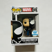 Funko Pop! Marvel #1478 Peter Parker Symbiote Suit & Protector