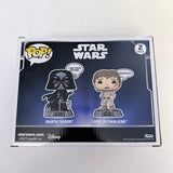 Funko POP! Star Wars 2pk Darth Vader & Luke Skywalker Saying (Mint)
