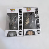 Funko POP! Alien Predator Requiem #1998 Wolf Predator Chase + Common set & Protector