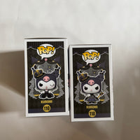 Funko POP! Kuromi 20th #110 Royal Kuromi Chase and Common Set w/ protector