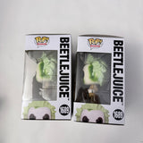 Funko POP Movies Beetlejuice #1689 Chase + Common set & Protector