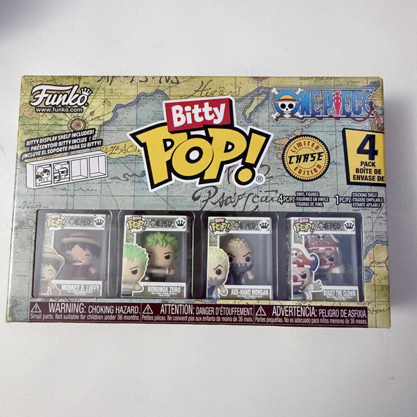 One Piece Luffy Funko Bitty Pop! Mini-Figure 4-Pack - (Buggy The Clown)