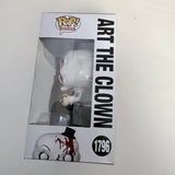 Funko POP Movies Terrifier #1796 Art The Clown (with head)  & Protector