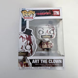 Funko POP Movies Terrifier #1796 Art The Clown (with head)  & Protector