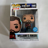 Funko POP! Plus Star Trek Transporter #1688 William T. Riker  w/ Protector