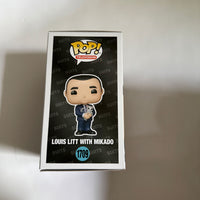 Funko POP! Television Suits #1709 Louis Litt with Mikado & Protector