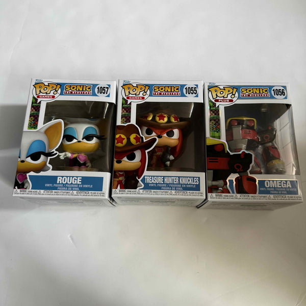 Funko POP! Sonic the hedgehog Set of 3 & protector