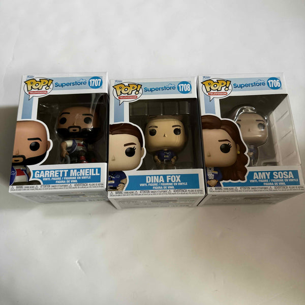 Funko POP! Superstore Set of 3 & protector
