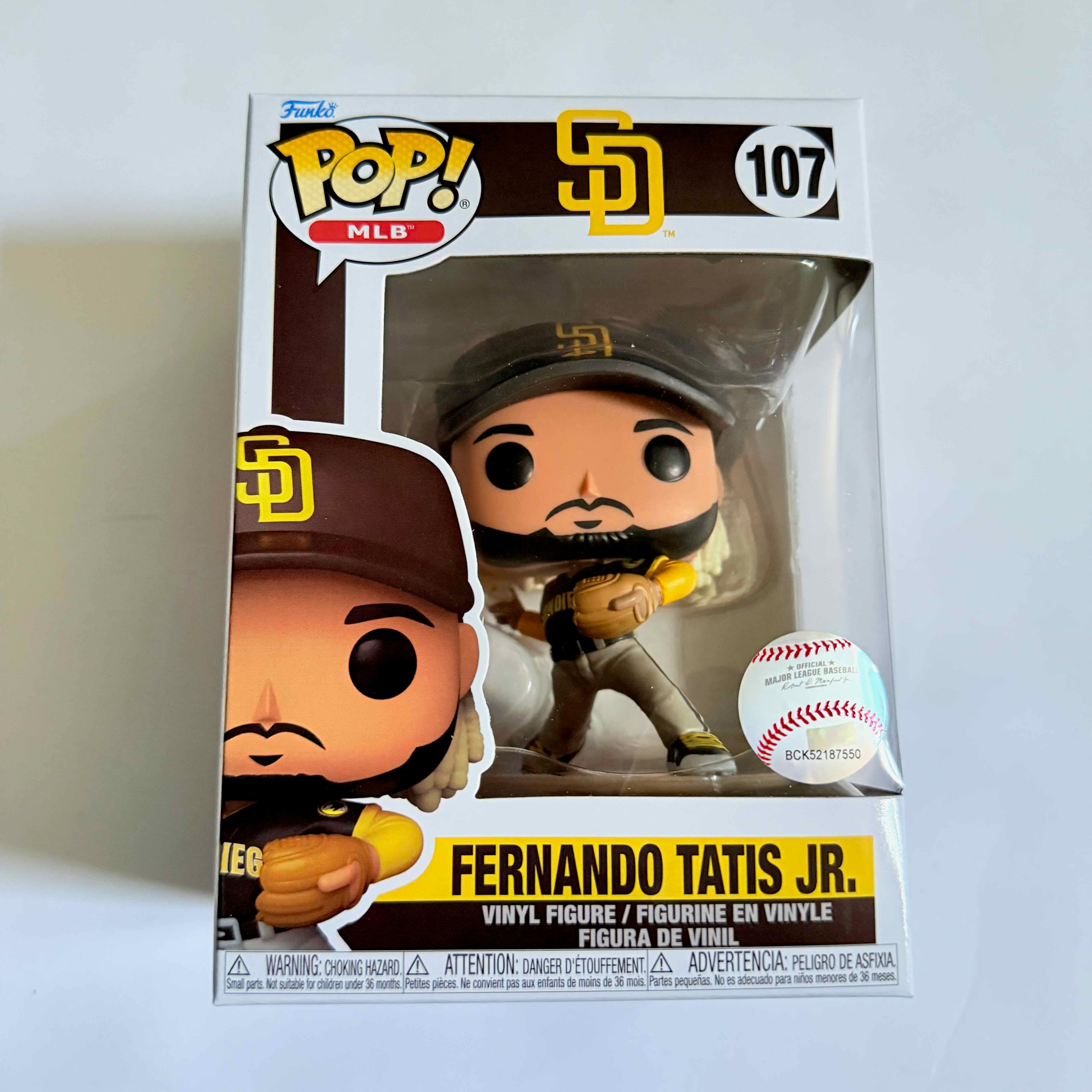 Funko Pop! MLB San Diego Padres #107 Fernando Tatis Jr. w