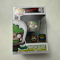 Funko POP! Movies Mars Attack #1877 Martian Soldier (Chase) & Protector