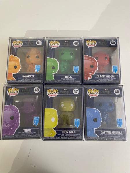 Funko Pop! Art Series Infinity Saga Avengers Endgame Complete Set of 6