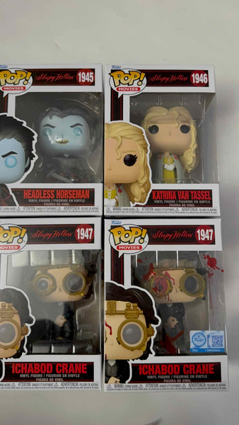 Funko Pop! Movies: Sleepy Hollow Set of 4