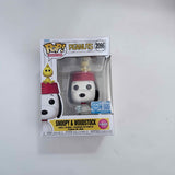 Funko Pop! Animation Peanuts #2096 Snoopy & WoodStock (flocked) & Protector