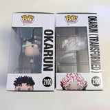 Funko POP DanDaDan #2100 Okarun Chase + Common set & Protector