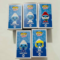 Funko POP! Television: the Smurfs Complete Set of 4 + Papa Smurf