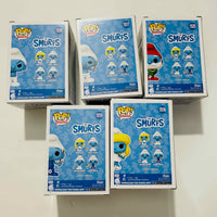 Funko POP! Television: the Smurfs Complete Set of 4 + Papa Smurf