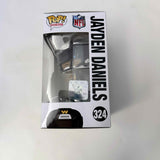 Funko POP! Football Washington Commanders #324 Jayden Daniels & Protector