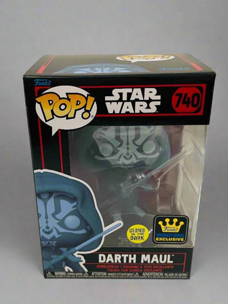 Funko Pop! Star Wars #740 Darth Maul Hollo Glow Specialty Exclusive w/ Protector