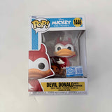 Funko POP Mickey and Friends #1446 Deveil Donald with Pumpkin & Protector