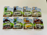 Minecraft Hot Wheels 1:64 Character Cars Complete Set of 8