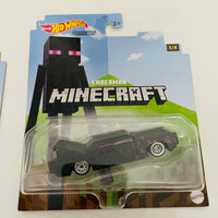 Minecraft Hot Wheels 1:64 Character Cars Complete Set of 8