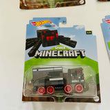 Minecraft Hot Wheels 1:64 Character Cars Complete Set of 8