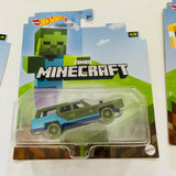 Minecraft Hot Wheels 1:64 Character Cars Complete Set of 8