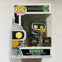 Funko POP! Futurama #1757 - Bender (Specialty Series) Glow Chase w/ Protector