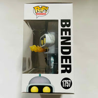 Funko POP! Futurama #1757 - Bender (Specialty Series) Glow Chase w/ Protector