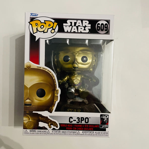 Funko Pop Star Wars #609 C-3PO On Throne 40th Return Of The Jedi