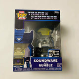 Funko Bitty Pop! Bitty Bot Transformers - Soundwave with Rumble