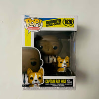 Funko POP! Brooklyn Nine Nine #1626 Captain Ray Holt w/ Cheddar & Protector