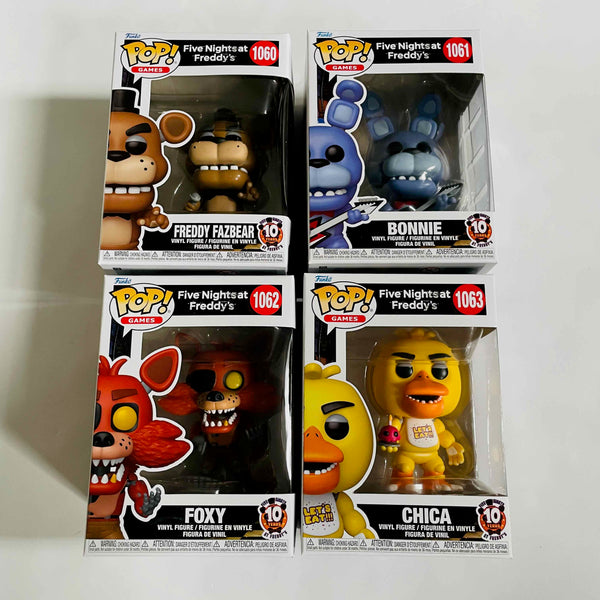 Funko POP! Games: Five Nights at Freddy's 10th Complete set of 4