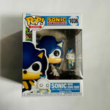 Funko POP! Games Sonic The Hedgehog #1036 Sonic with Hero Chao & Protector