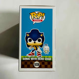 Funko POP! Games Sonic The Hedgehog #1036 Sonic with Hero Chao & Protector