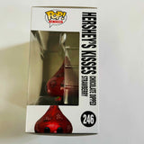 Funko POP! Valentine #246 Hershey's Kisses Chocolate Dipped Strawberry & Protector