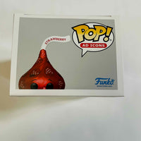 Funko POP! Valentine #246 Hershey's Kisses Chocolate Dipped Strawberry & Protector