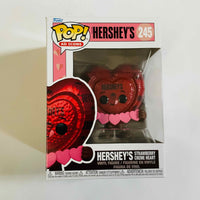 Funko POP! Valentine #245 Hershey's Strawberry Creme Heart & Protector